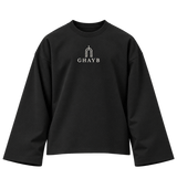 THE STILL — Boxy Fit Long Sleeve — Black
