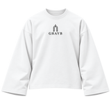 THE STILL — Boxy Fit Long Sleeve — White