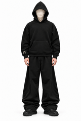 THE UNSEEN — Boxy Fit Hoodie — Black