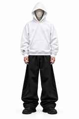 THE UNSEEN — Boxy Fit Hoodie — White