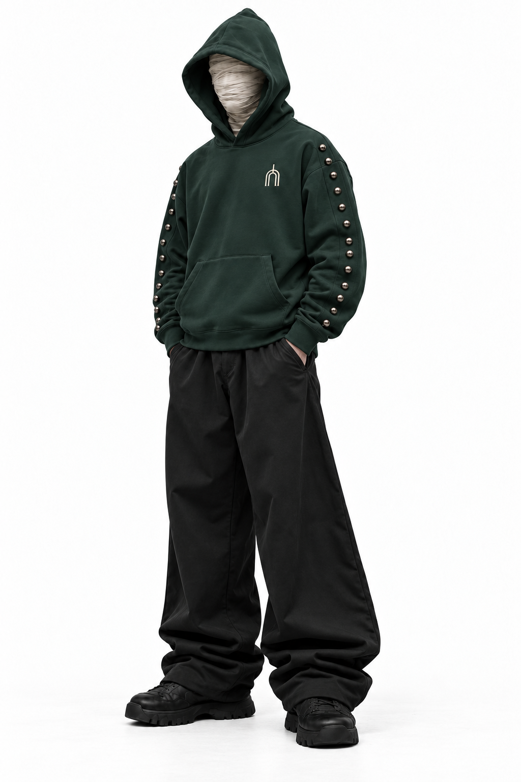 THE VEIL dark green — 02 male front angle