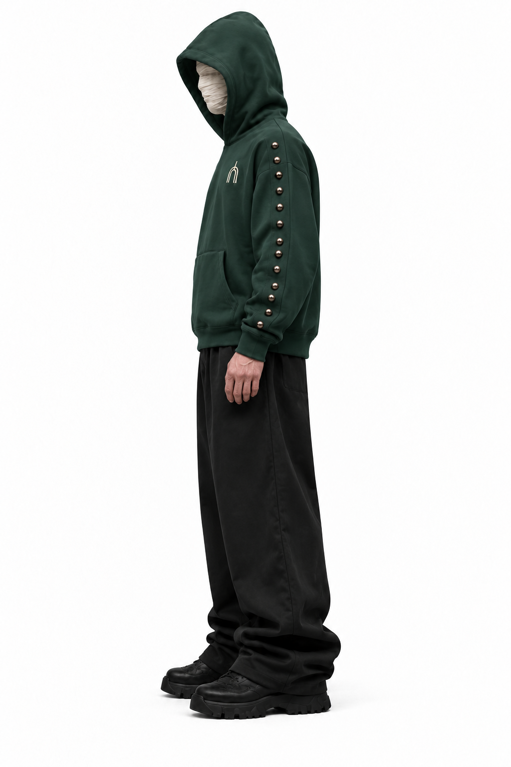 THE VEIL dark green — 03 male side